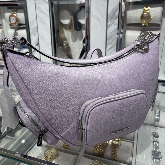 MICHAEL KORS Merritt Medium Pebbled Leather Convertible Shoulder Bag
Quartz
NWT - Picture 15 of 16